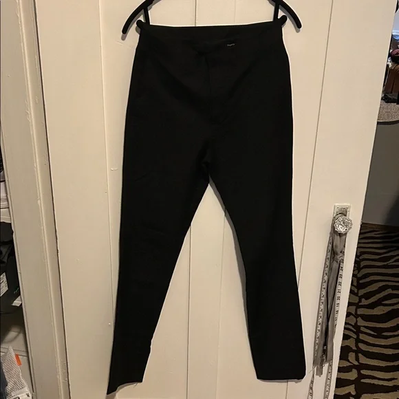 Men’s Straight Leg Black Wool Theory Trousers - Picture 2 of 5